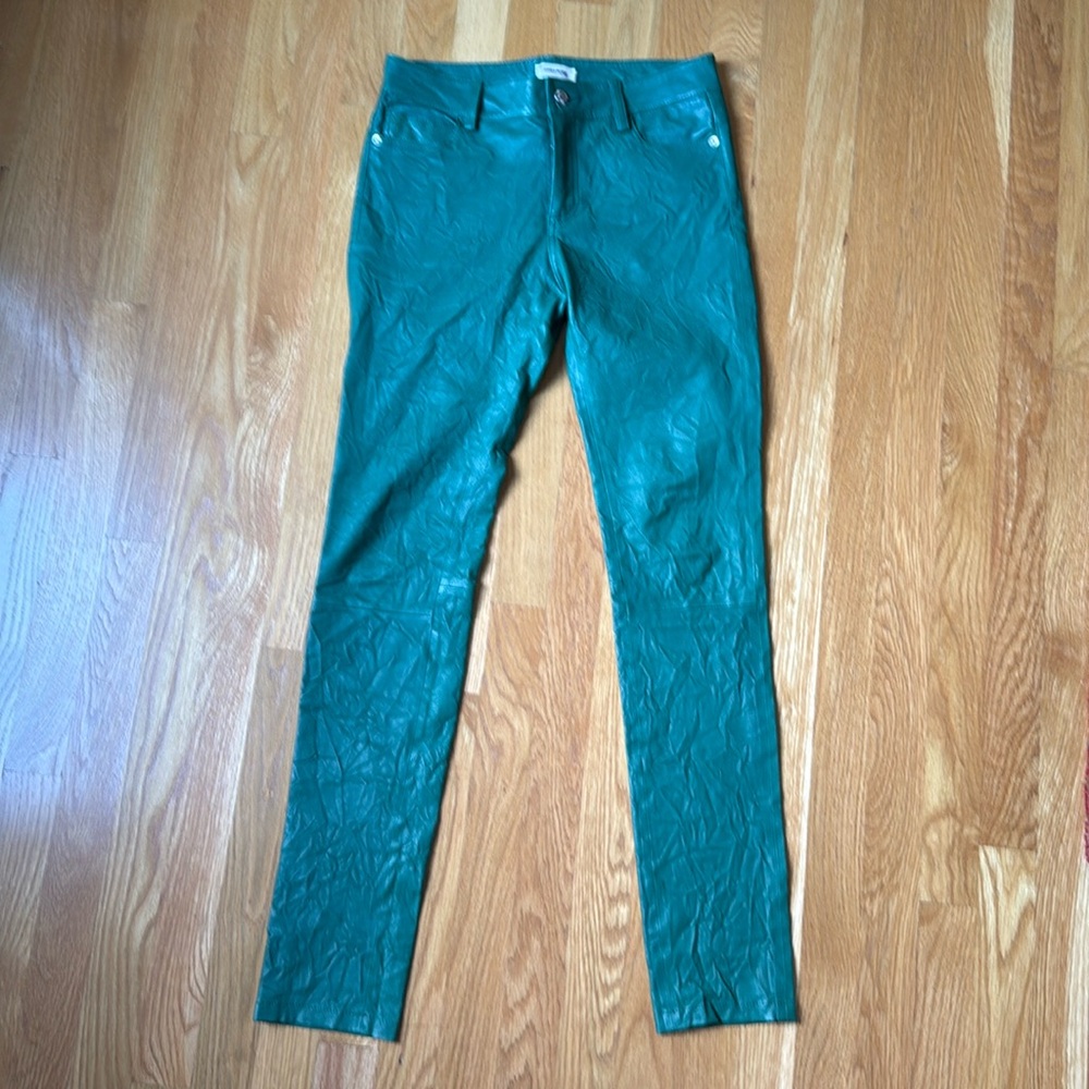 Zadig & Voltaire. Green Leather pants. Size 38